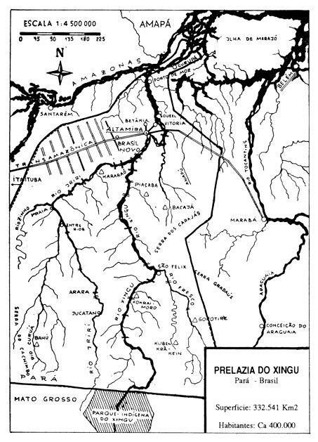 Karte Xingu